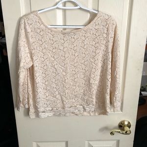 Lace Crop Blouse